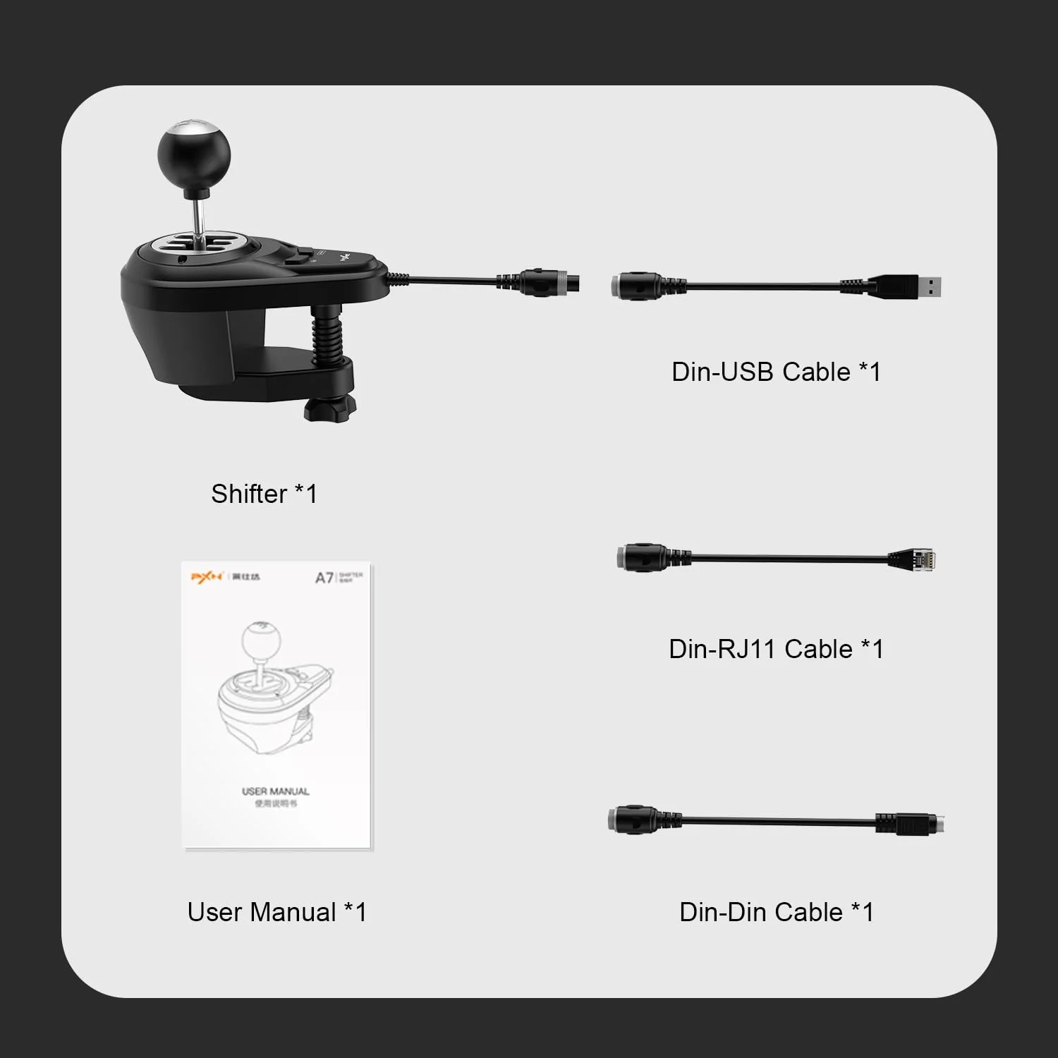 PXN A7 Gaming Gear Shifter 6 +1 Shift Lever - Image 6