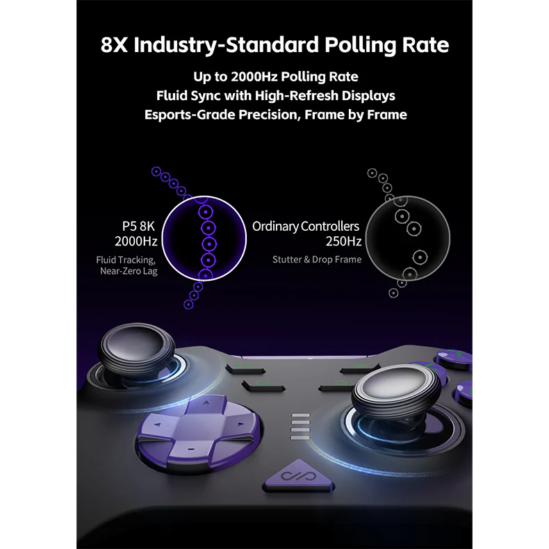 PXN P5 8K Controller with adapter for PC/ Switch/ Android TV - Image 10