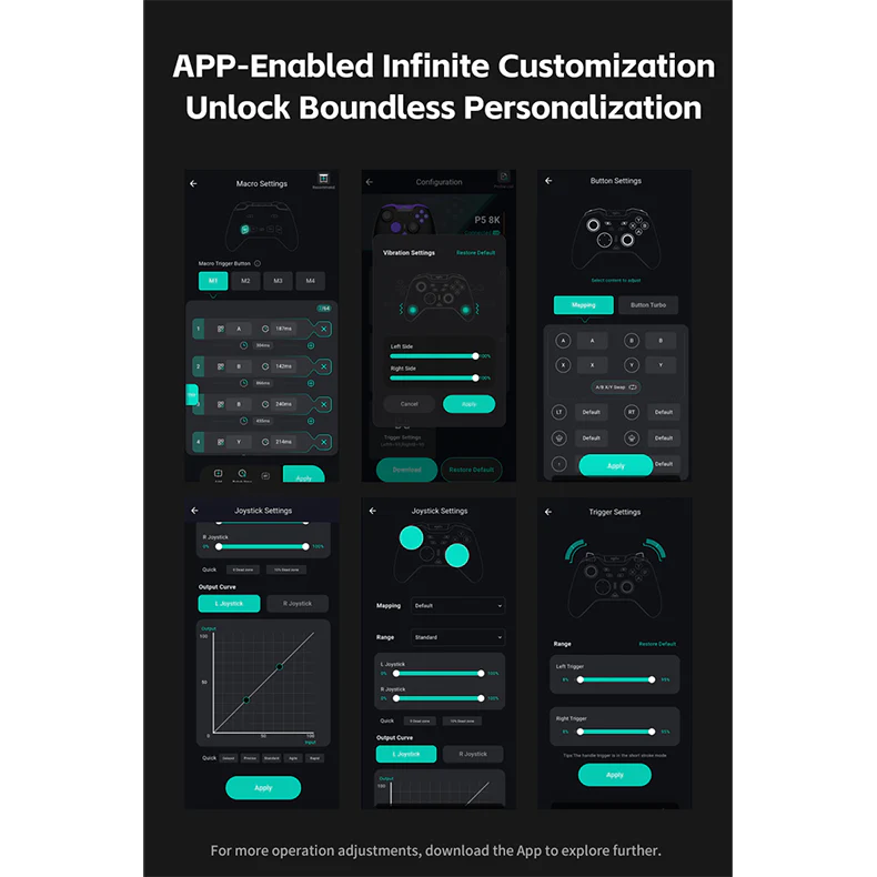 PXN P5 8K Controller with adapter for PC/ Switch/ Android TV - Image 6